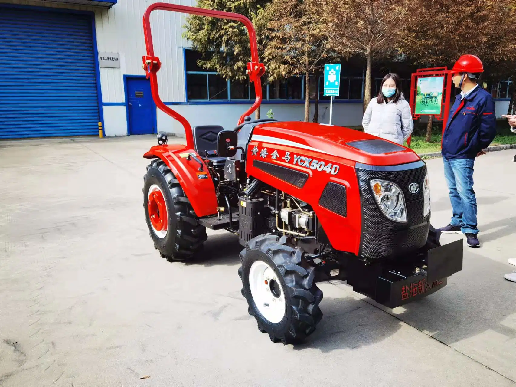 New greenhouse 50Hp farm wheel tractor