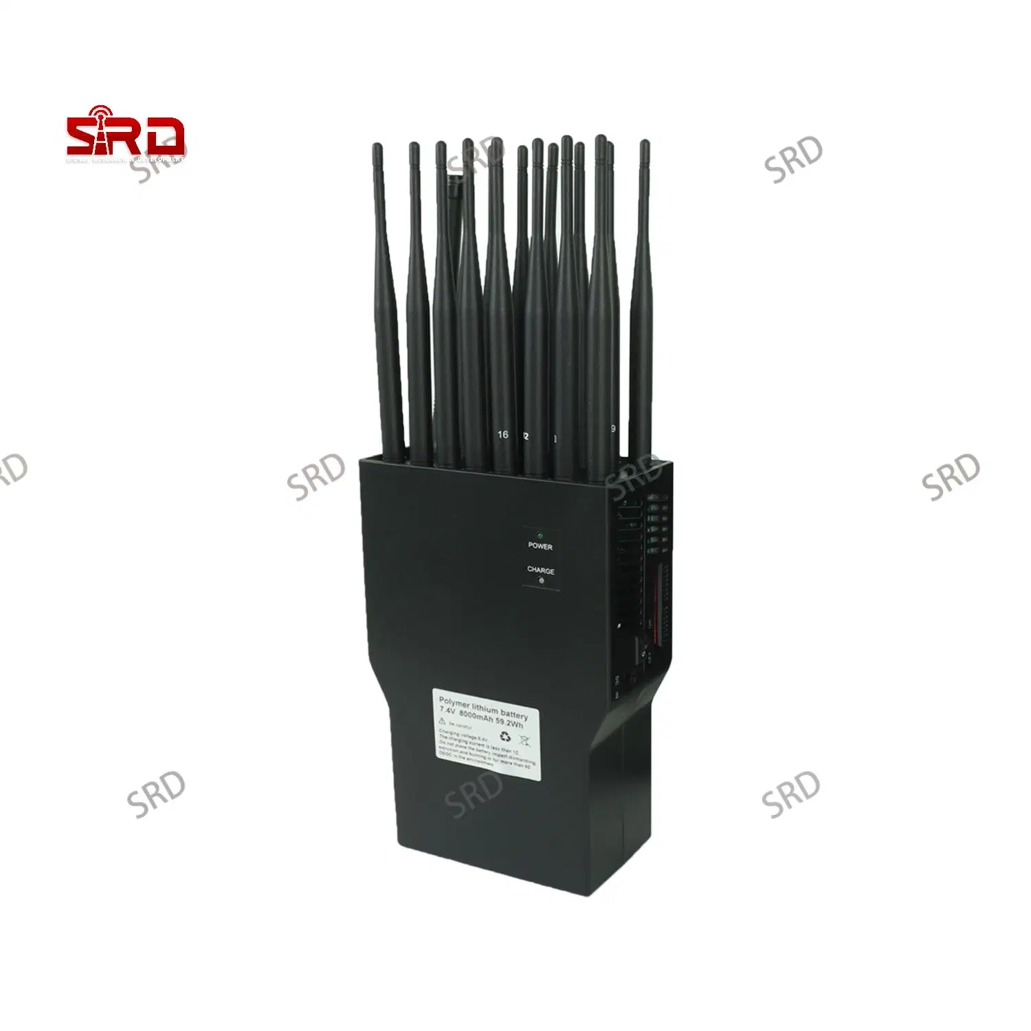 16 Band Portable Signal Jammer for GPS 2g 3G 4G 5g WiFi and Bluetooth