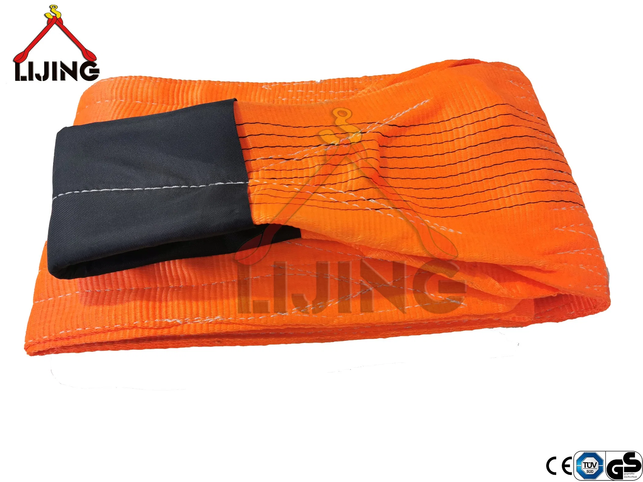 2ply 10t Straight Eye&Eye Flat Webbing Lifting Sling, Range From 1t to 10t