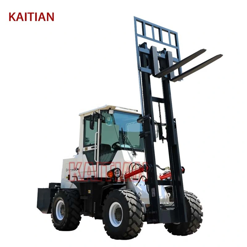 Kaitian Multifunctional New Rough Diesel off Road Forklift LG40f with Diesel Engine