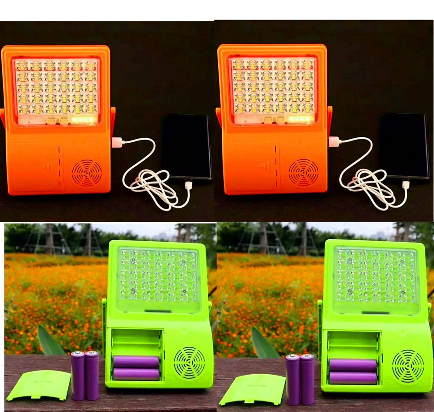 Yaye 2021 Hot Sell Solar or USB Rechargeable 45PCS LED Work Light with Bluetooth