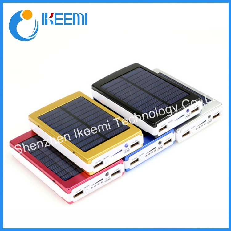 New 20 Pieces LED Lamps 20000mAh Solar Power Bank Poverbank External Battery Power Charger for All Mobile Phones