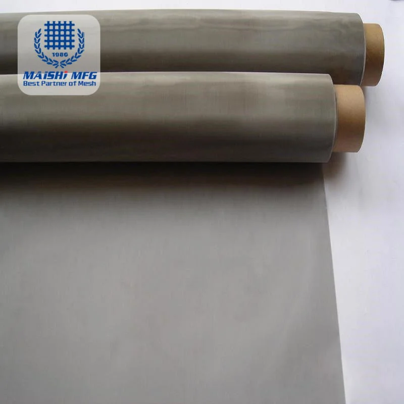 SS304 Printing Screen 316 Stainless Steel Printing Cloth