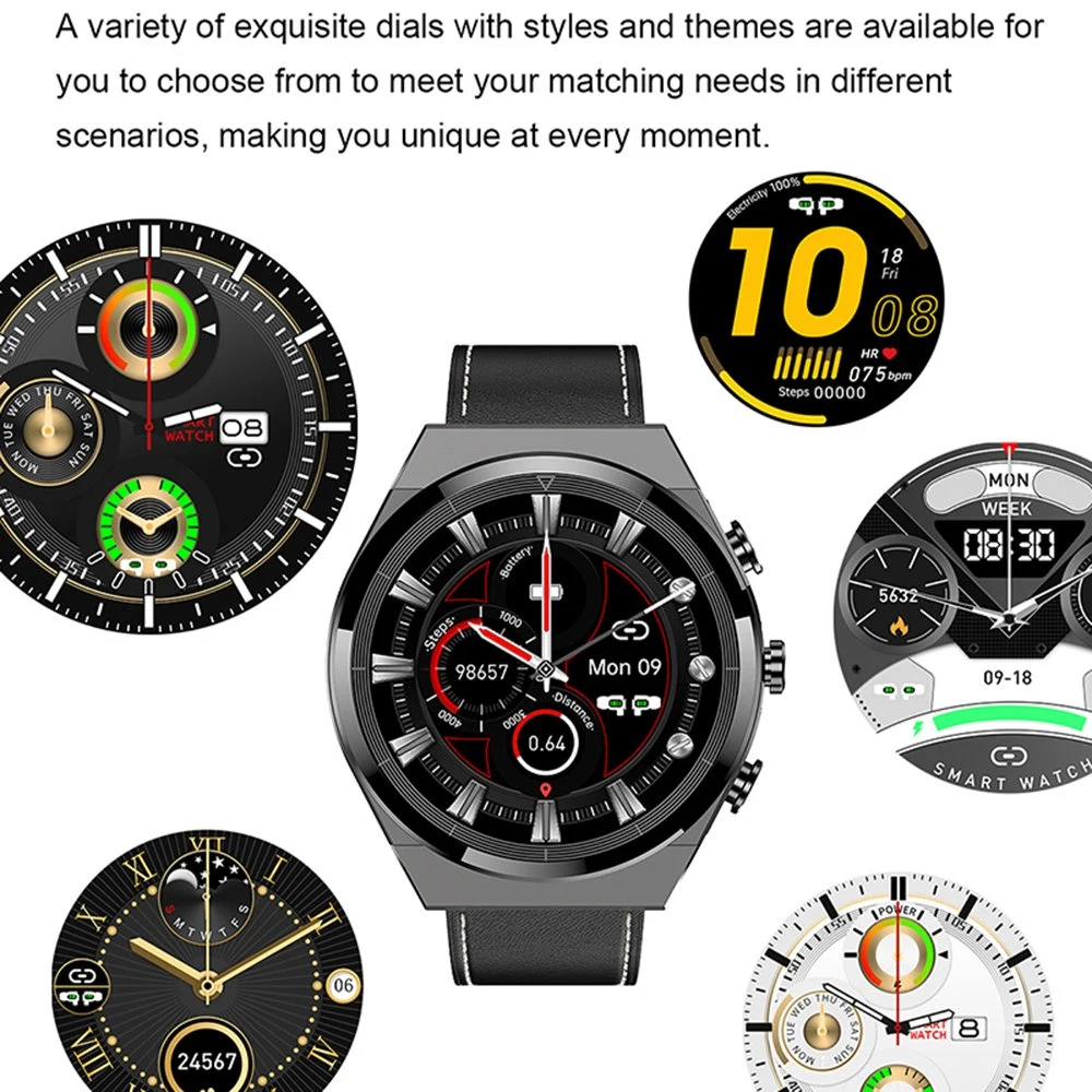 Jm08 2-in-1 Bluetooth Call Smart Watch mit TWS-Headset, 1,28-Zoll-Bildschirm Health Monitor Sport Armband - Schwarz / Silikon-Armband
