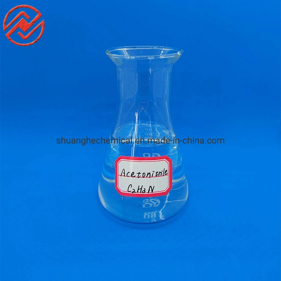 CAS 75-05-8 Cianuro de metilo líquido transparente incoloro an/acetonitrilo de chino Fabricante superior