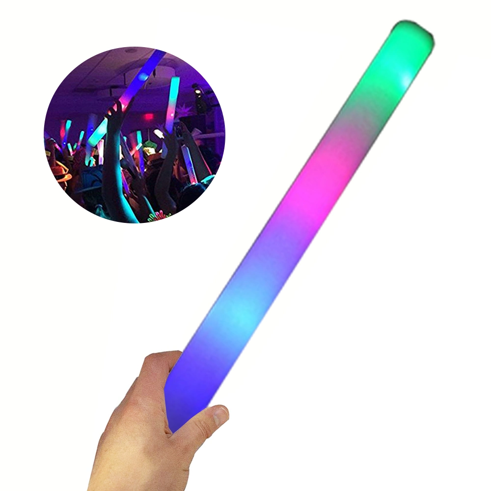 Soft Giant Stick Amazon Hot Selling 48cm LED Foam Festival Glow Stick for Party Concert
