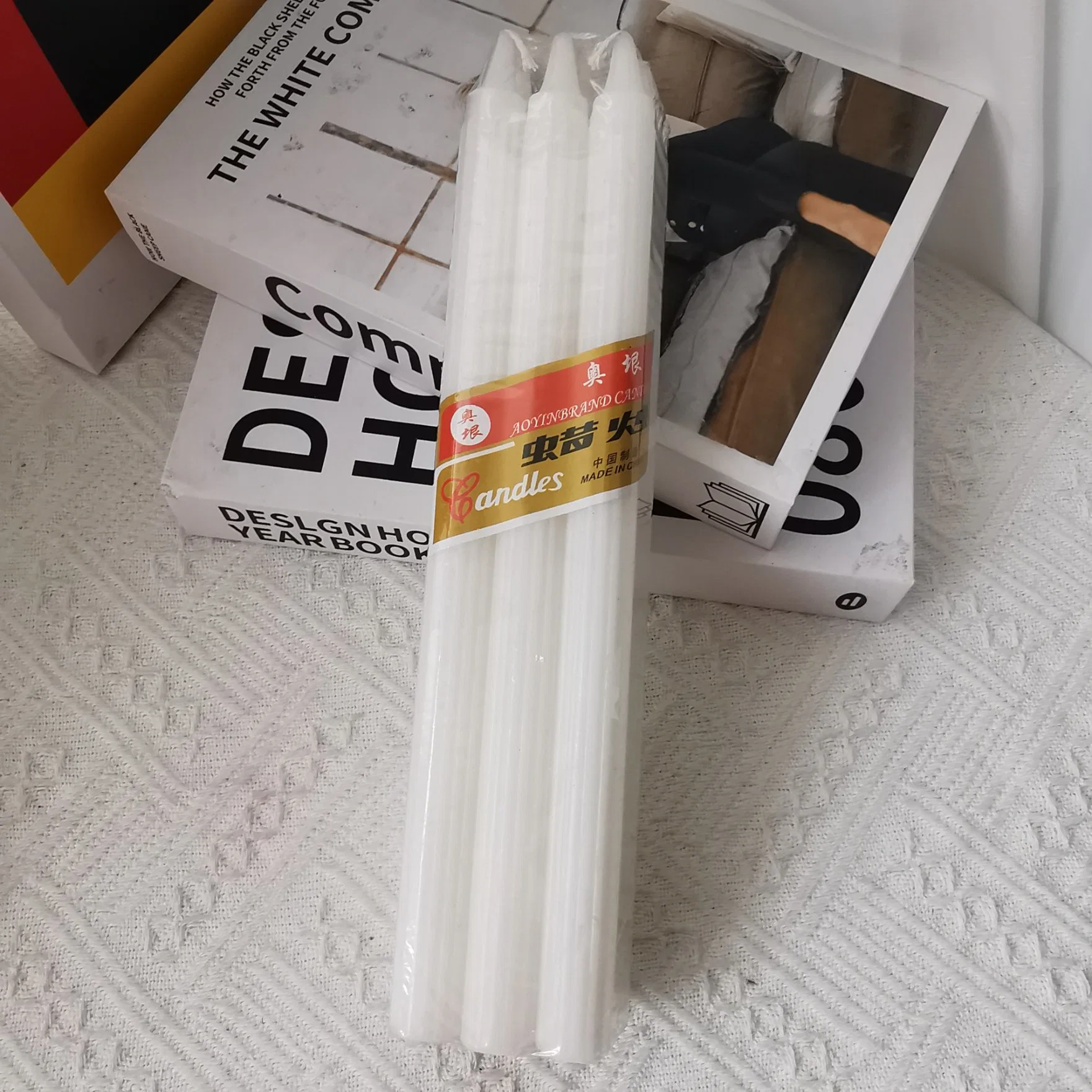 Vela blanca 1.7cm 35G 8pcs