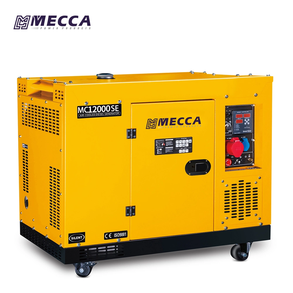 Portable Diesel Generating Set 3kVA 5kVA 6.5kVA 8kVA 10kVA 12kVA 15kVA Kw Power Gasoline Generator Water/Air Cooled for Standby Home Use