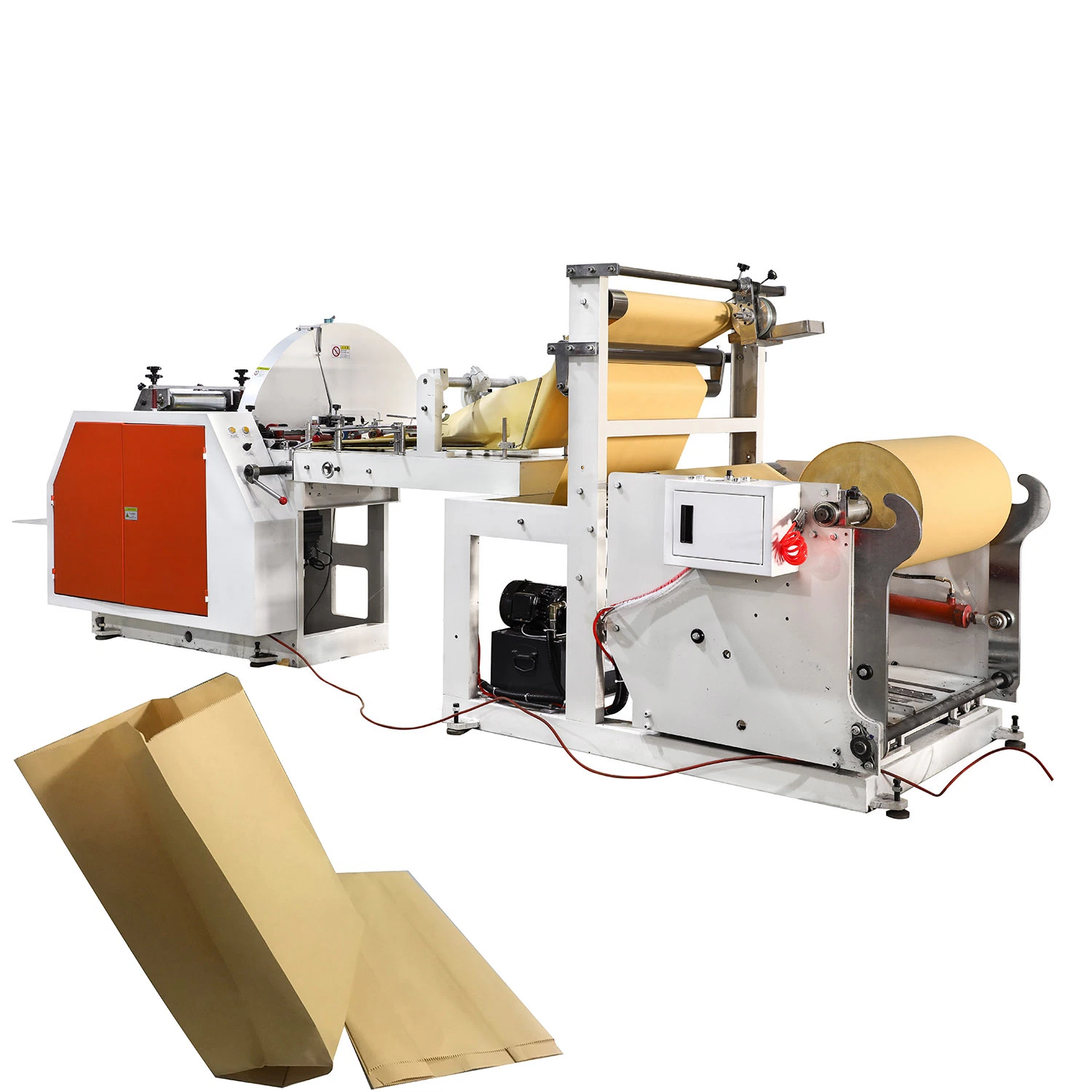 Kraft V Bottom Paper Bag Making Machine Price for Food Package