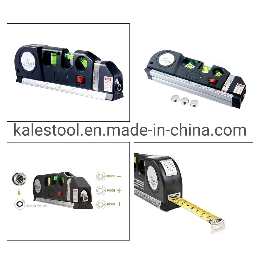 High Precision Measurement Multi-Function Laser Level with Tape Measures Laser Multifunction Measuring Ruler The Quality Life