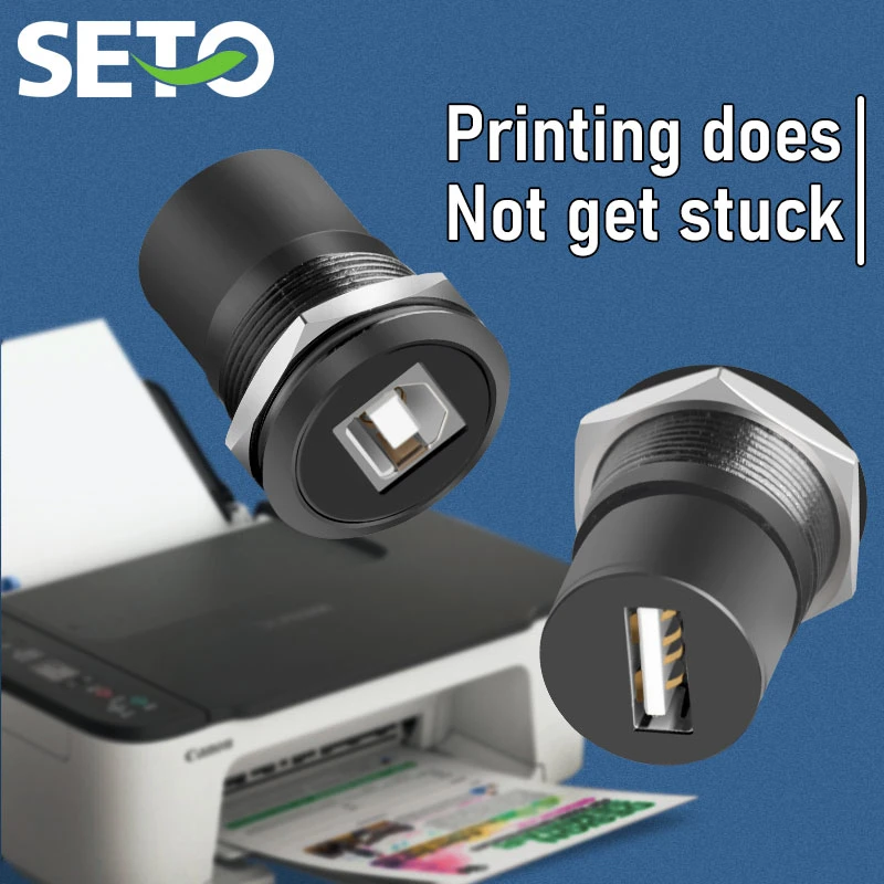 Seto Shengtuo C 22mm Metal Round D-Type Module USB-B Printer Interface