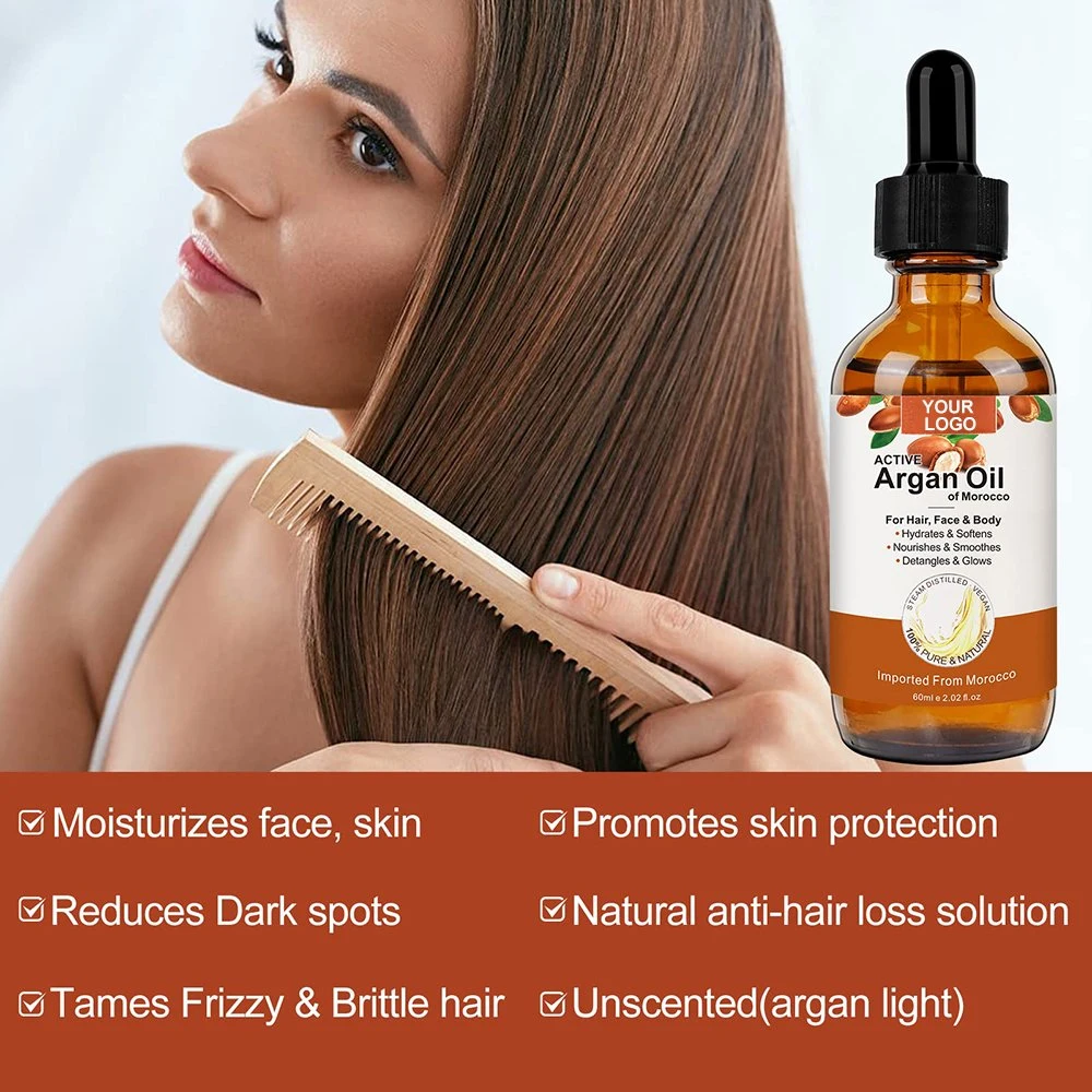 Pure Organic Morocco Argan Oil for Hair Growth