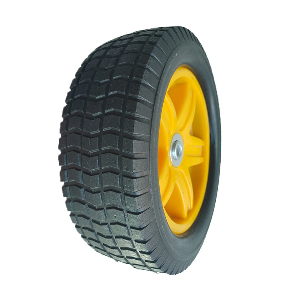 10 Inch Polyurethane Foam Wheel PU Wheel for Trolley Is Applicable to Tool Car