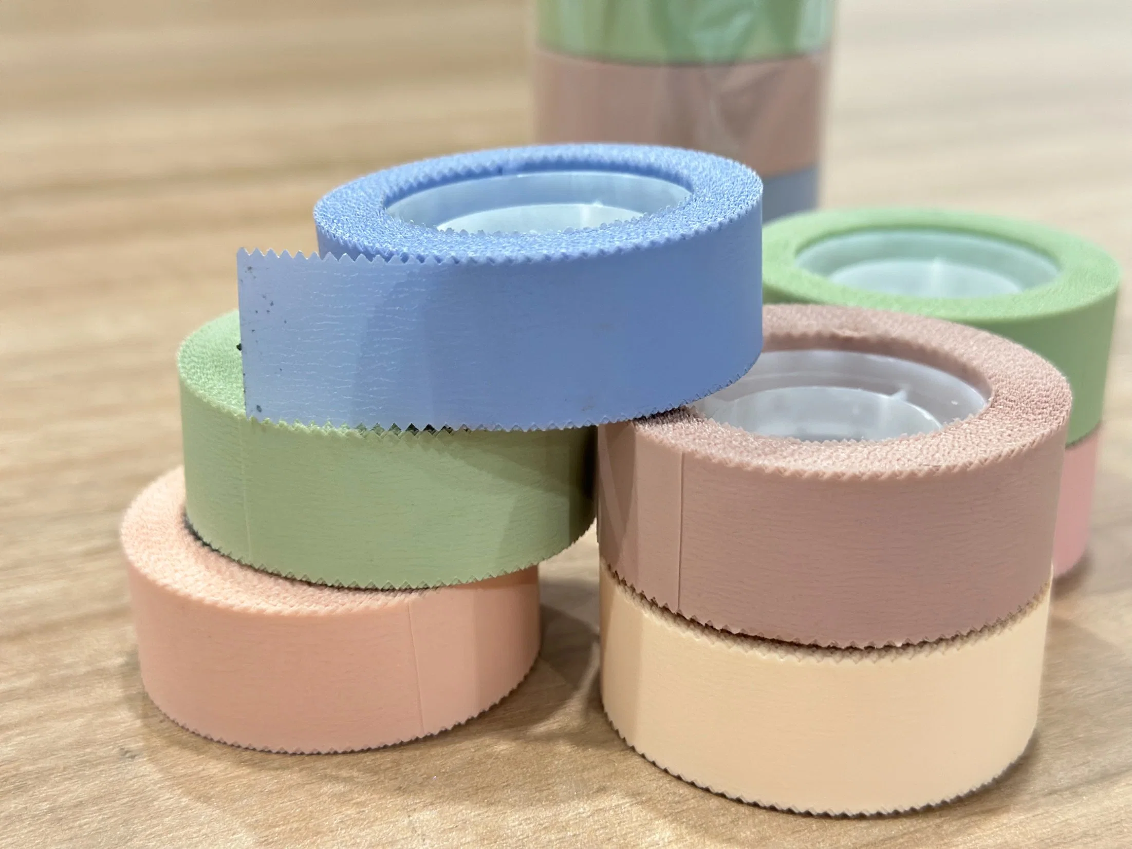 Custom Print Colored Decoration Adhesive Paper Sawtooth Slitting Process Masking Tapes