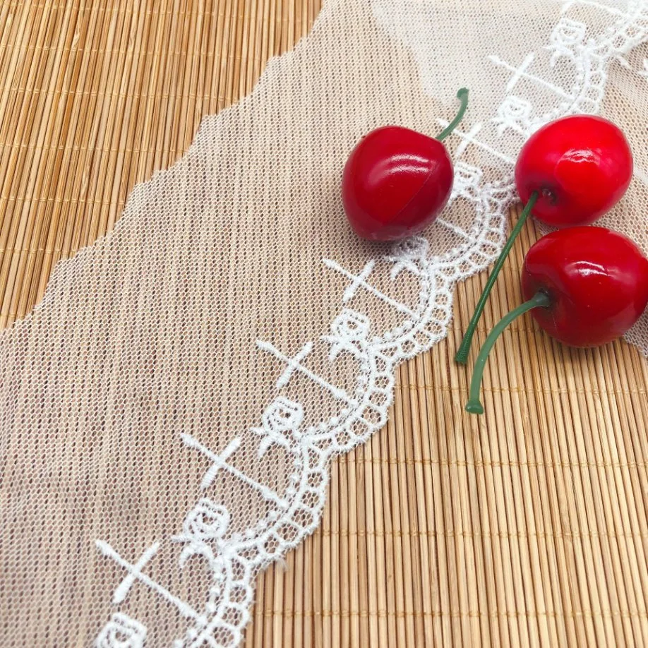 Water Soluble Lace Embroidery Mesh Good Quality Thread Cross Rose Skirt Accessories