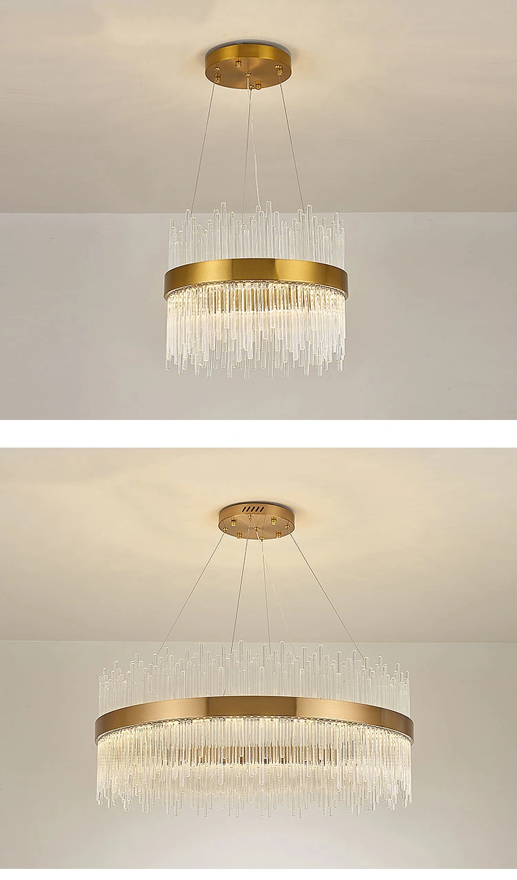 Modern Chandeliers LED Lights Crystal Pendant for Hall