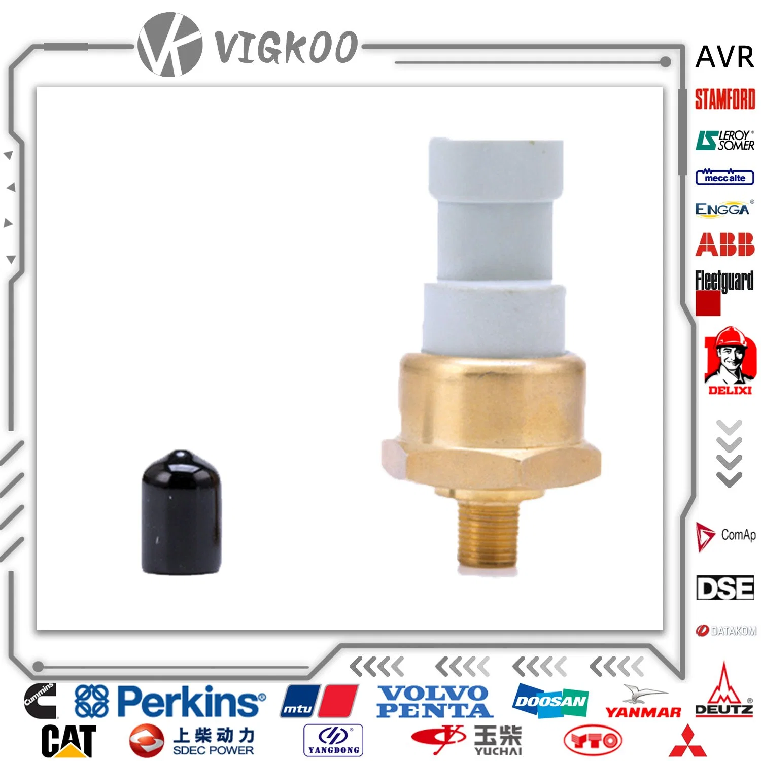 Sensor de Pressão do Óleo do Motor gerador 3408607 do interruptor