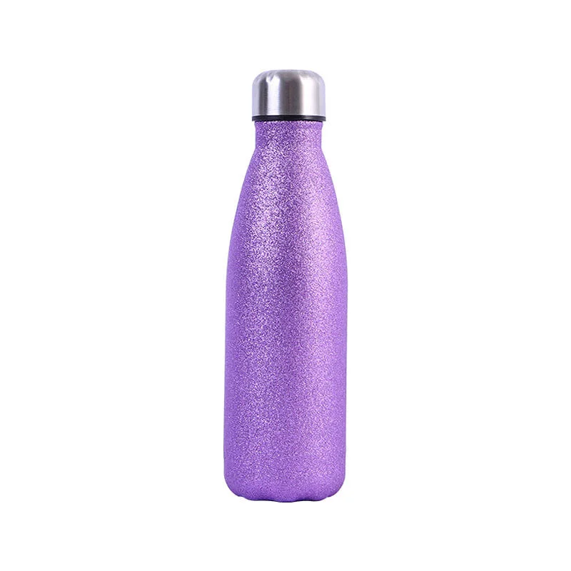 Hot Selling Glitter Stainless Steel Insulated Sport Water Bottle Vacuum Flask