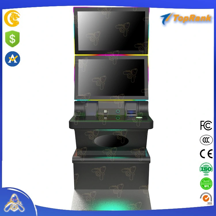 2023 New Design Coin Operated Amuusement Double Touch Screen Gambling Machine Casino Slot Games Kraken Unleashed-Dual Screen