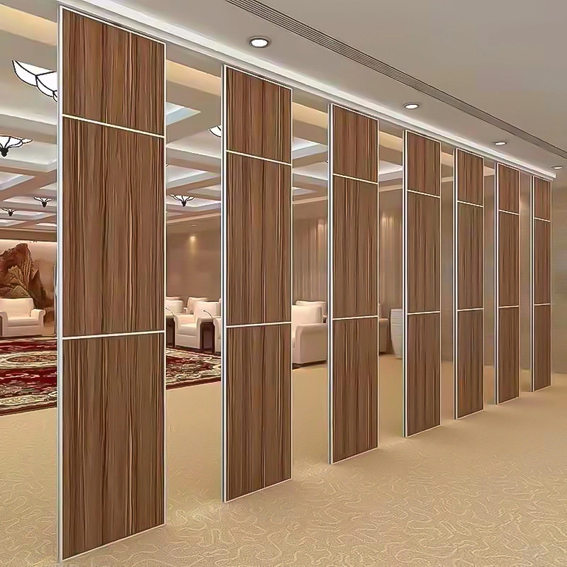 MDF Acoustic Meeting Room Mobile Partition Folding Acoustic Partitions Building Material