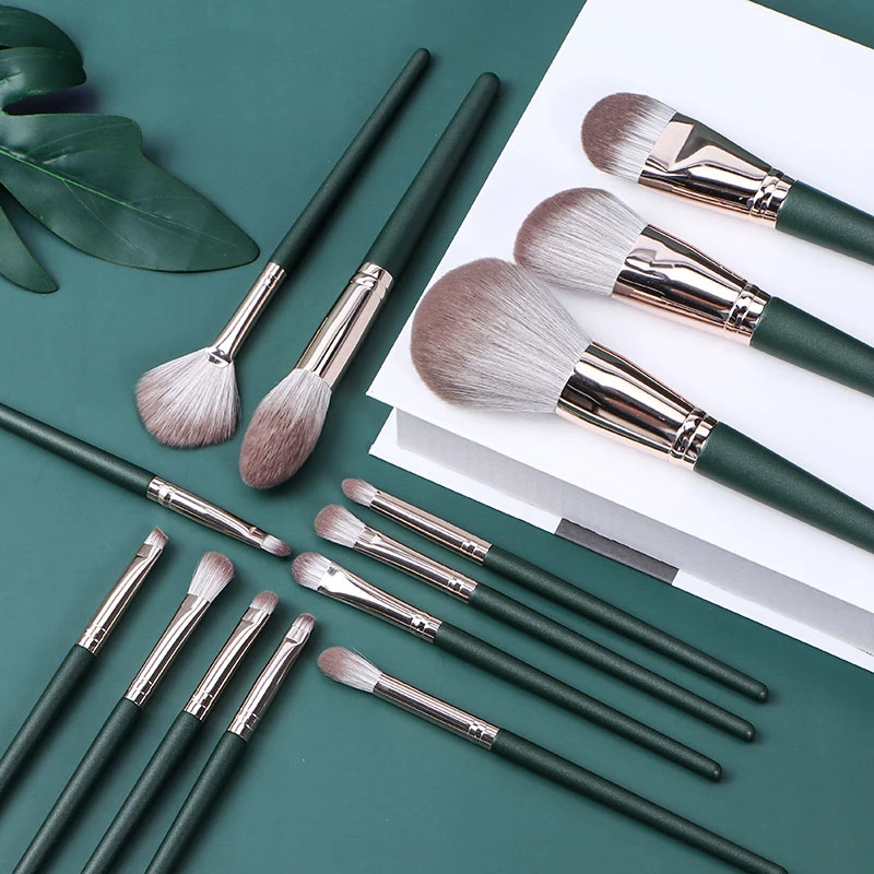 OEM Professional Makeup Brush Set 14PCS Vegan Eyeshadow Brush Foundation Brush Cosmetics Brush Set