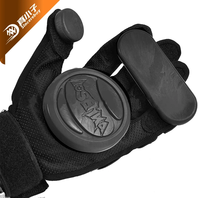 Guantes de skateboard con deslizadores Guantes deportivos de chanclas Downhill MS-Sg001