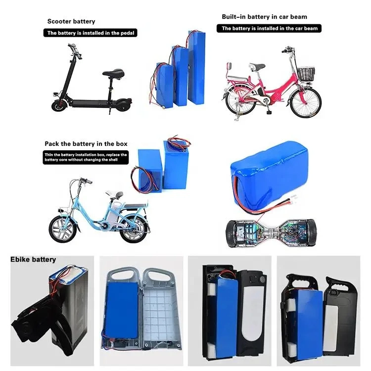 36V 48V 60V 72V 10ah 20ah 30ah 50ah 70ah 90ah Agv E-Bike Battery Pack Customizable 18650 Lithium-Ion Battery for Electric Tricycles Electric Scooters Agvs