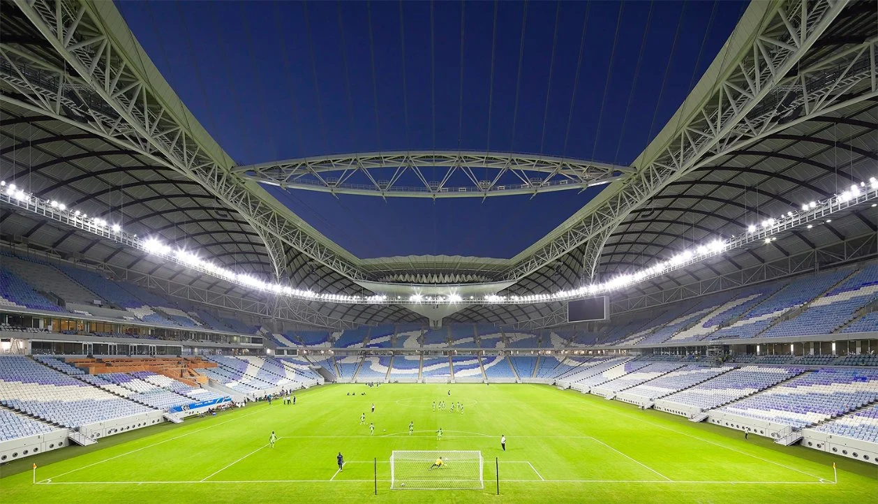 Fabricated Steel Structure Truss Steel Roof Truss Seat Bleacher Design Football Stadium