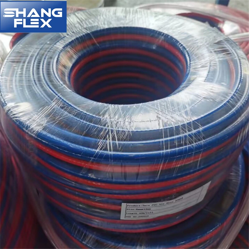 High quality/High cost performance  Rubber PVC Oxygen Acetylene Twin Welding Hose