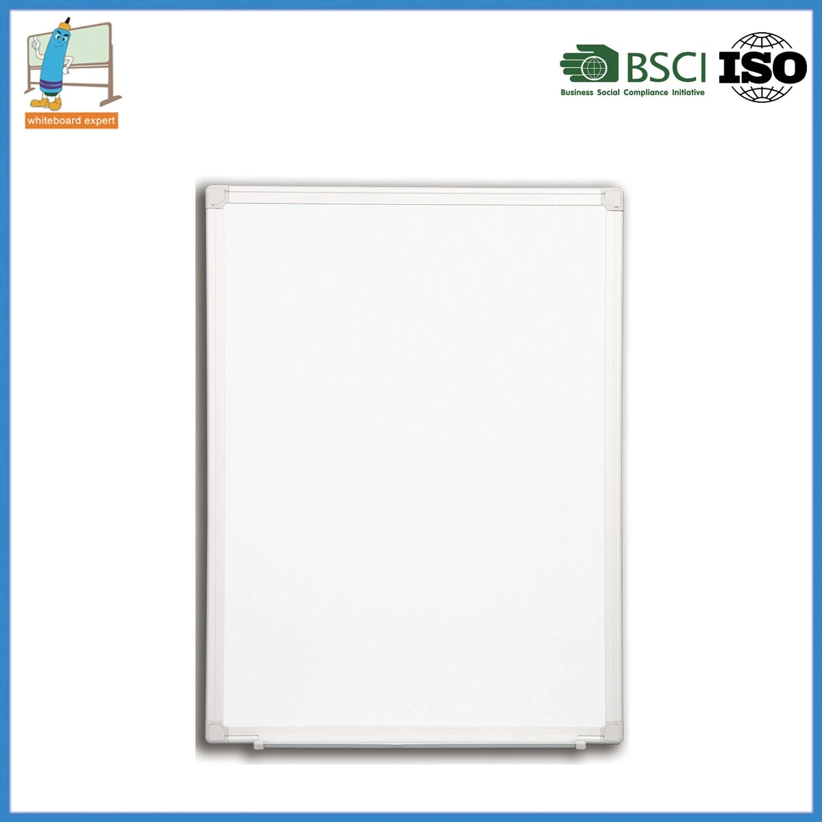 48X36in Wall Mounted Office Aluminum Frame Dry Erase Whiteboard/Notice Board