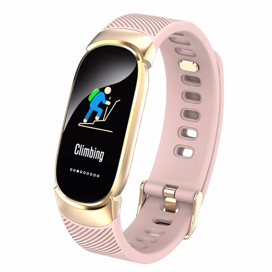 Nuevos deportes resistente al agua Reloj inteligente mujer pulsera Bluetooth Smart banda Corazón