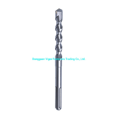 SDS Plus Drill Bits Flat Tip Two Cutters Single Flute Electric Hammer Drill Bit Electric Drill Bit Concrete Drill Bit