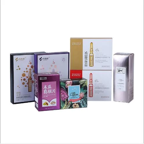 Customized Luxury Cosmetic Beauty Eyelash Makeup Perfume Cardboard Gift Packing Paper Bag Book Sticker UV Printing Carton Packaging Box PVC Pet Wine Box