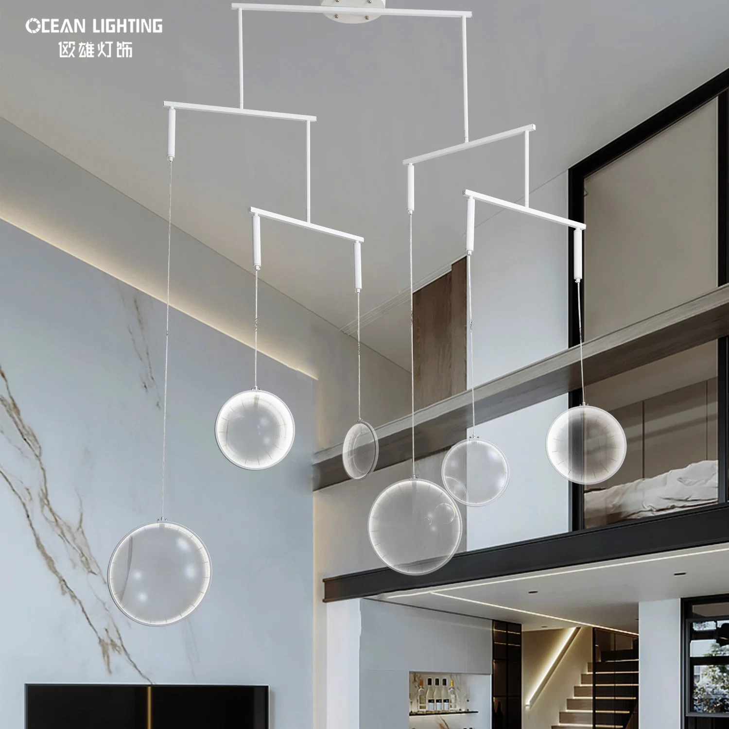 Ocean Lighting Wholesal Living Room Lights Acrylic Hanging Pendant Lamp