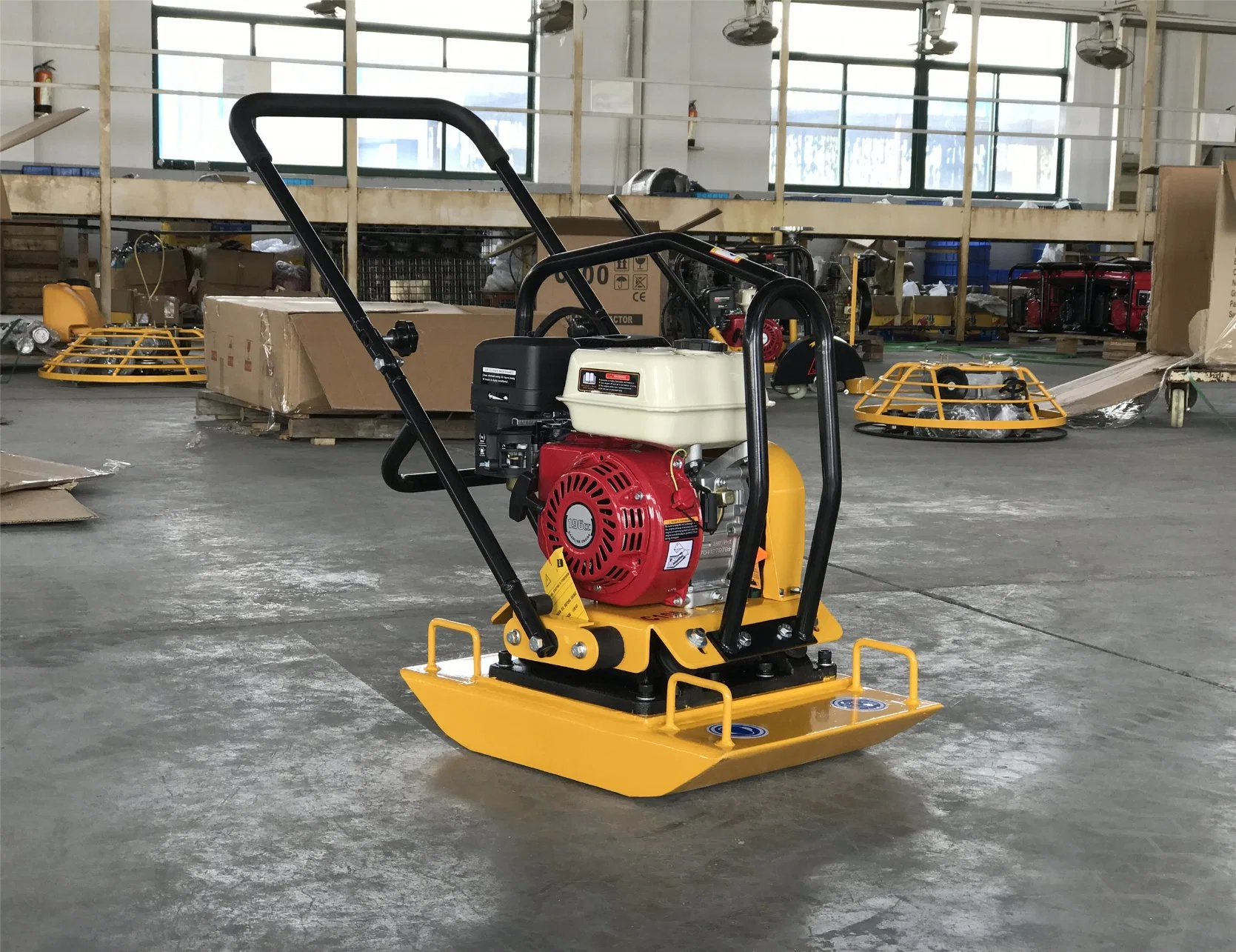 Vibratory Plate Compactor C100 (20KN) with Gasoline Engine 6.5HP