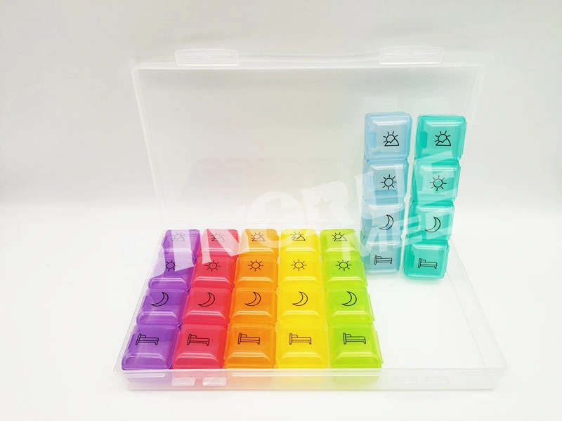 High Quality & Popular Type 28 Cases Plastic Pill Box