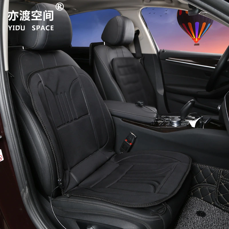 Ce Certification Car Decoration Car Interiorcar Accessory Universal 12V Black Heating Cushion Pad Winter Auto Heated Car Seat Cover for All Vehicle