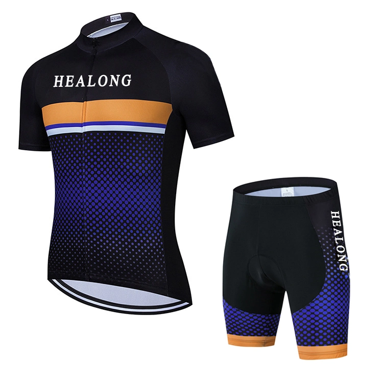 Custom Cycling Jersey Men Breathable Short Sleeve with Pocket Mountain Bike Cycling Wear