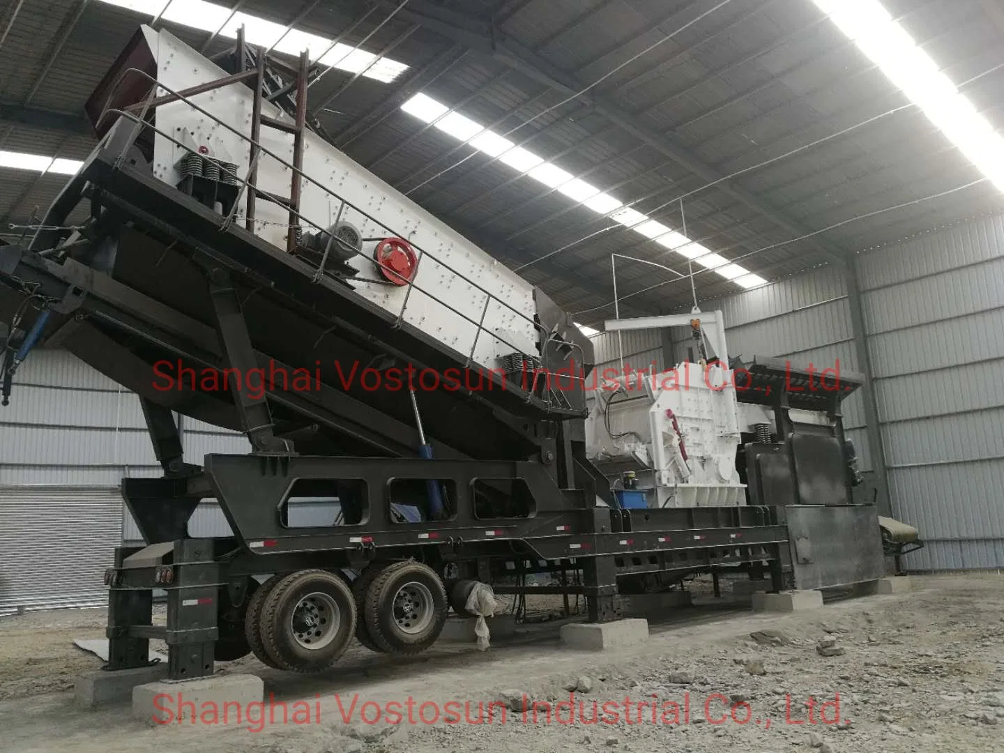 Mining Stone Mini Station Mobile Jaw Crusher Plant for Granite Crushing Line