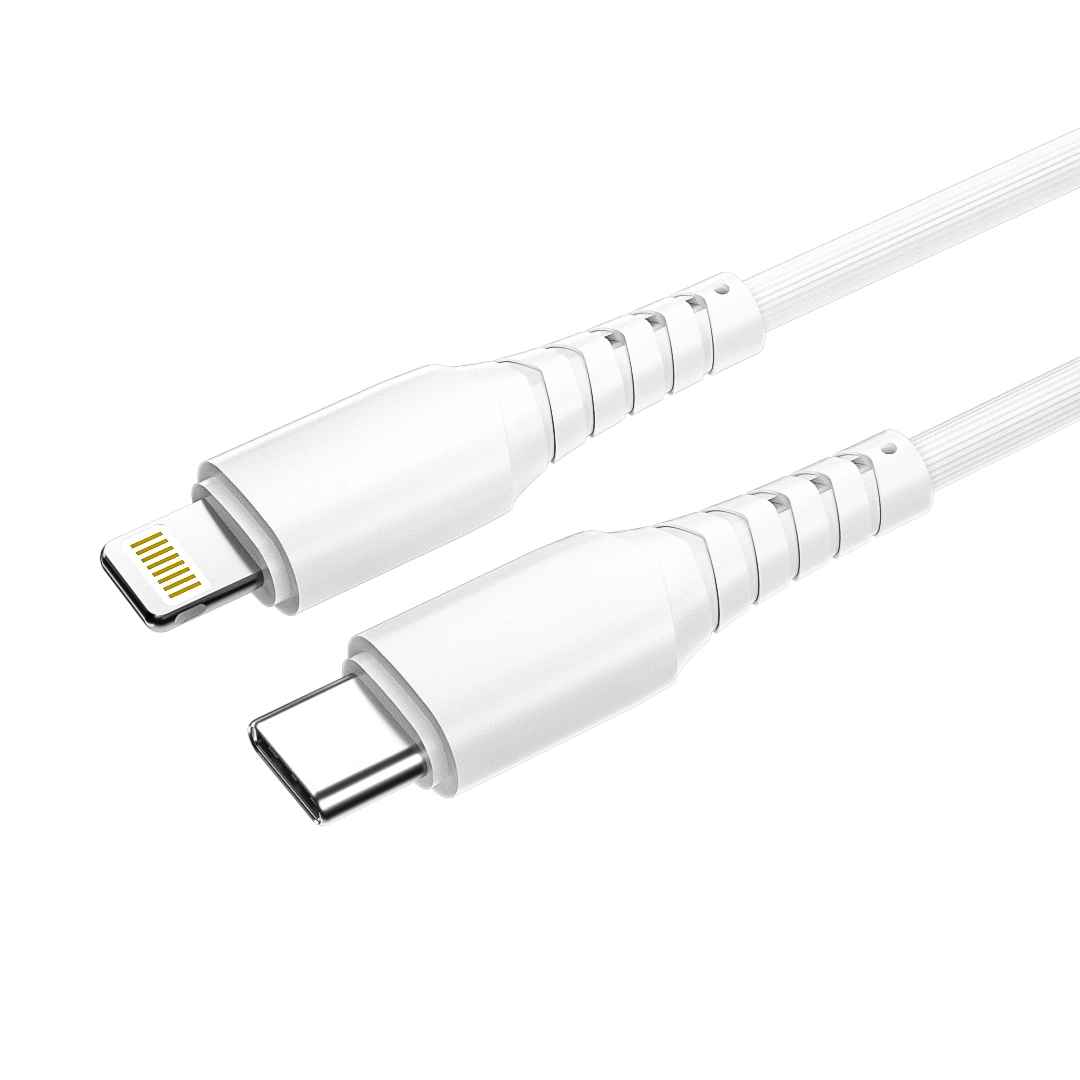 Usbc to Lighting 3FT White Pd 20W Fast Charging USB Data Cable for iPhone 12 Mini PRO Max iPad PRO