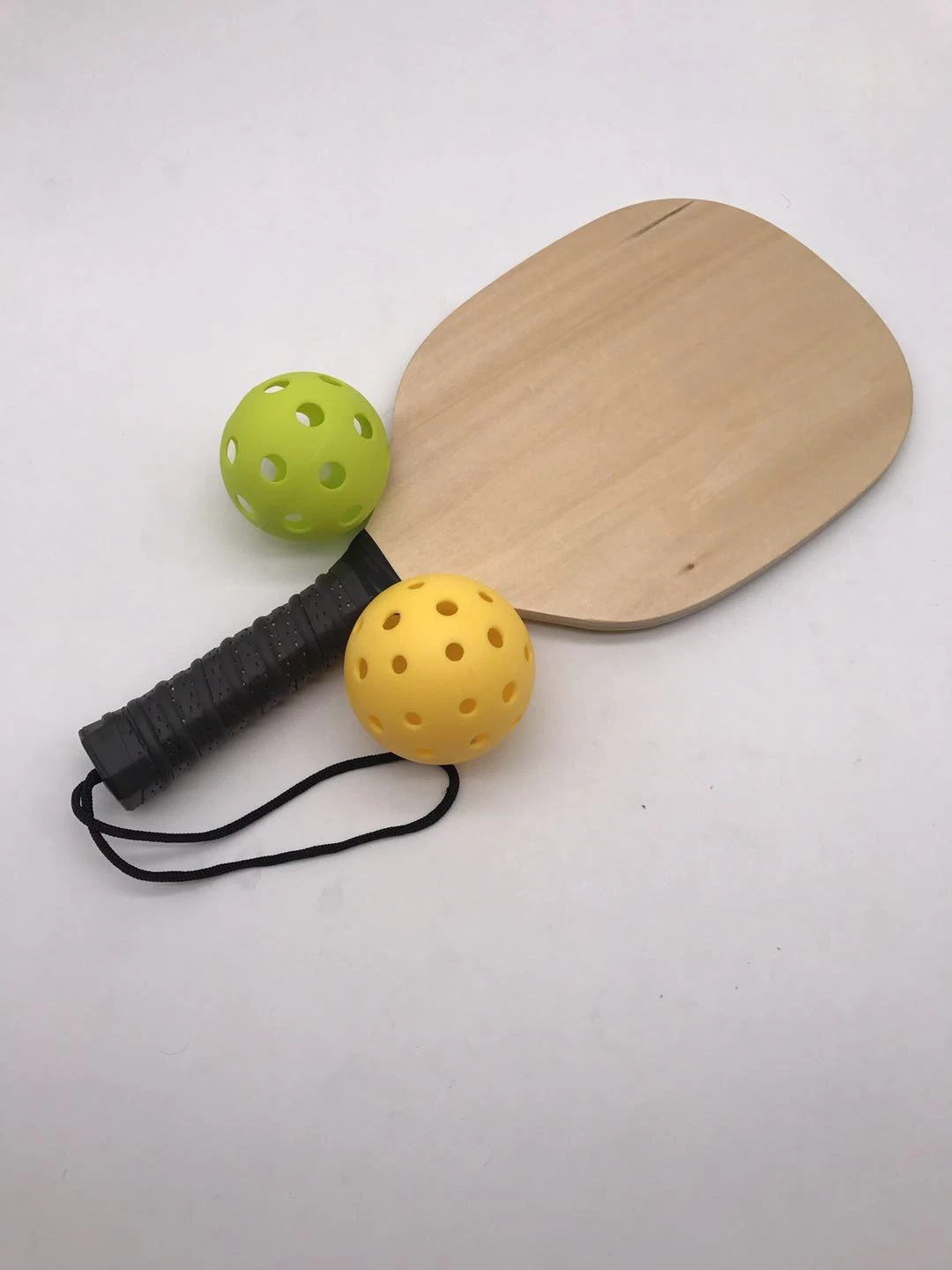 Wholesale/Supplier Cheap OEM Printing Wood Pickleball Paddle Racket Bundle