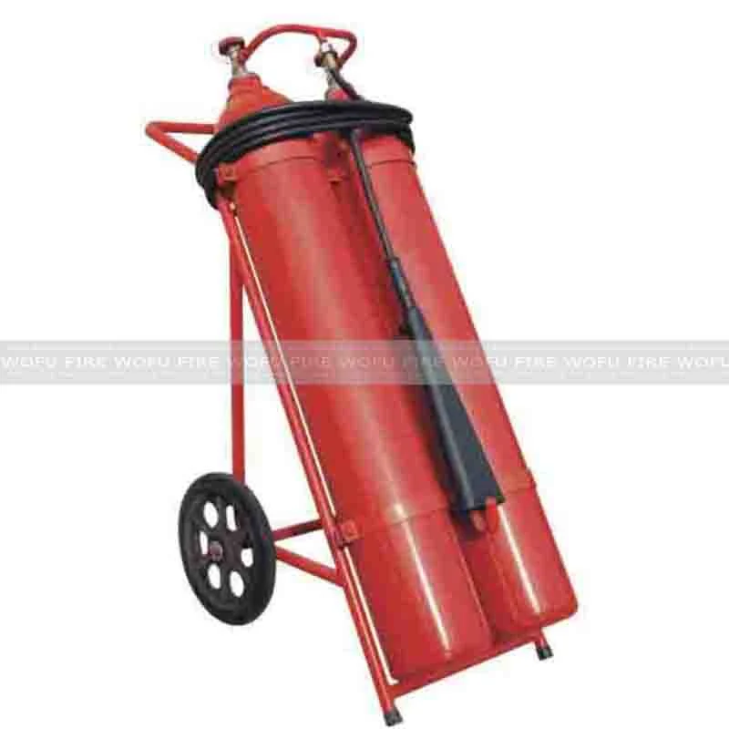 Double Cylinder 50kg Wheeled CO2 Fire Extinguisher