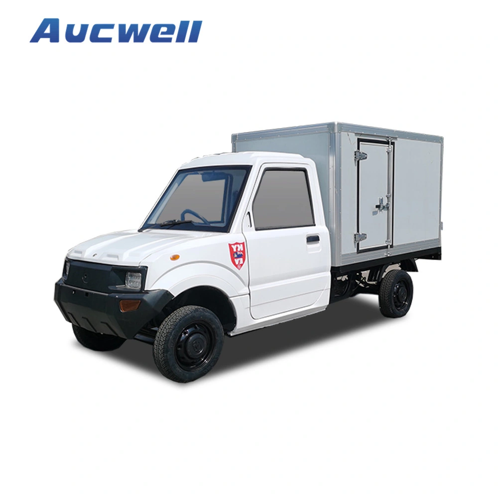 Aucwell Electric Mini Cargo Truck Electrical Pickup Car with Cargo Box