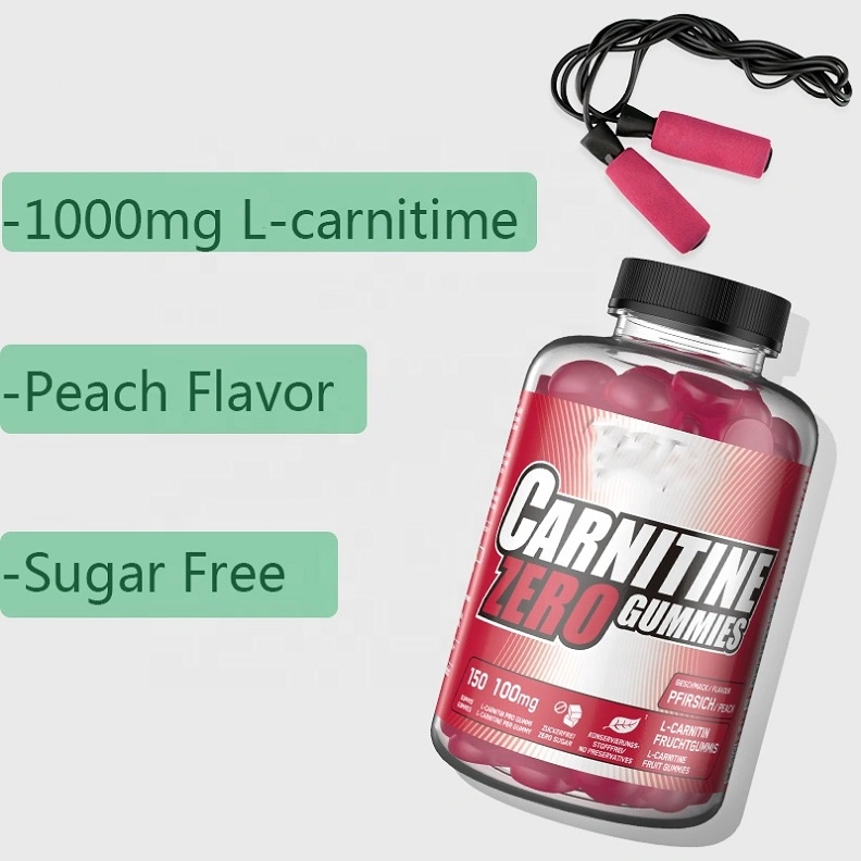 Natural Pre Workout Sugar Free L- Carnitine Supplement L Carnitine Gummy Candy for Women and Men