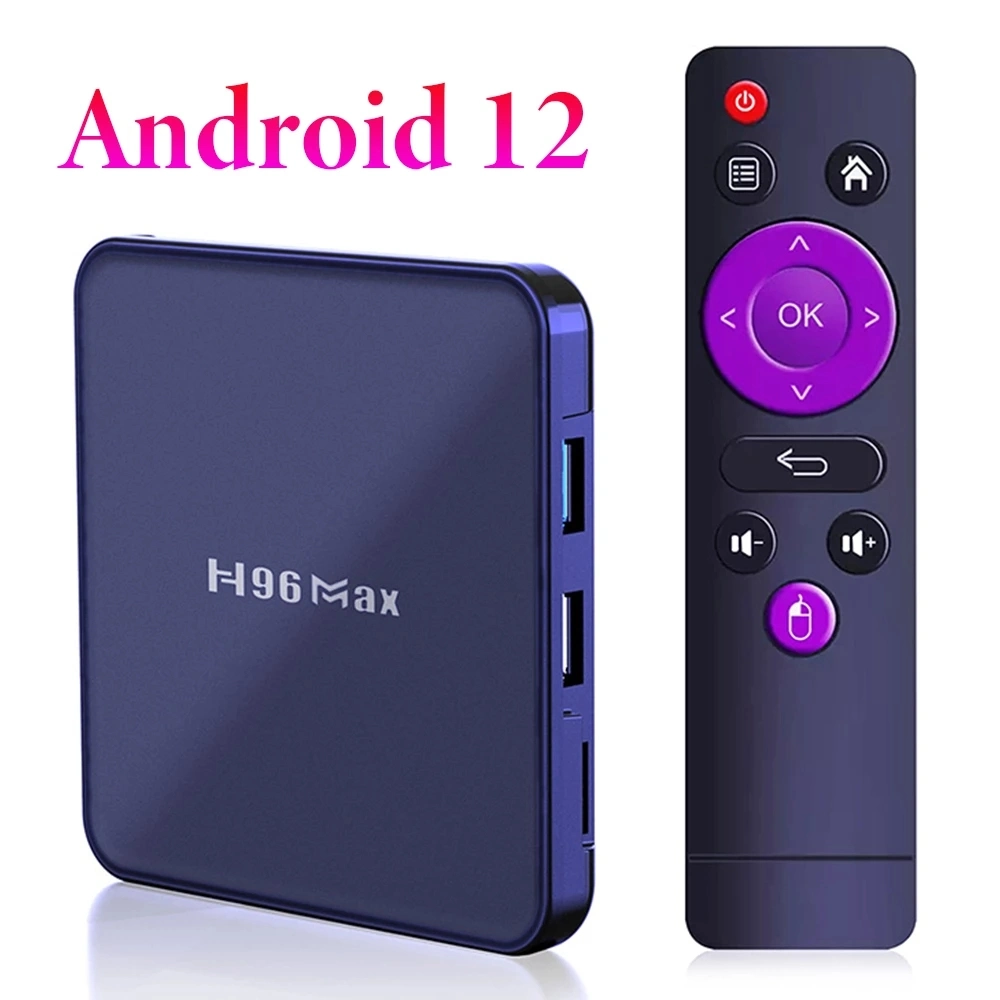 STB Android 12 H96 Max IPTV Set Top Smart Ott TV Box