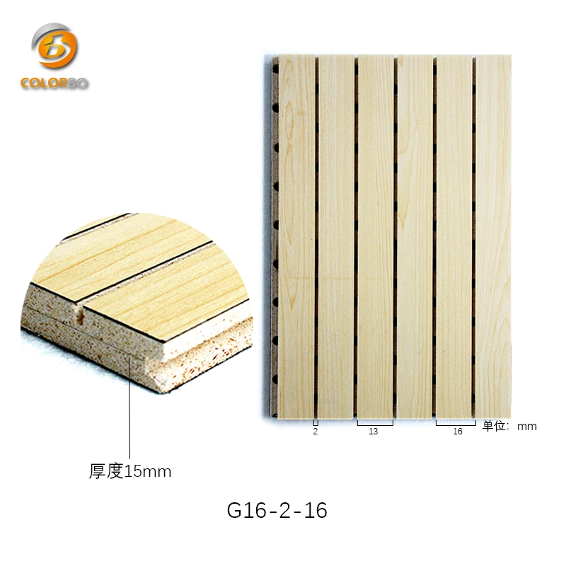 Studio Sound Absorption Wood Tmber Fireproof Panel