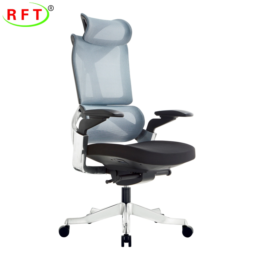 Luxury Manufacturer Ergonomic Design Breathable Mesh Swivel Abjustable Height Executive Boss Office Manager Chair