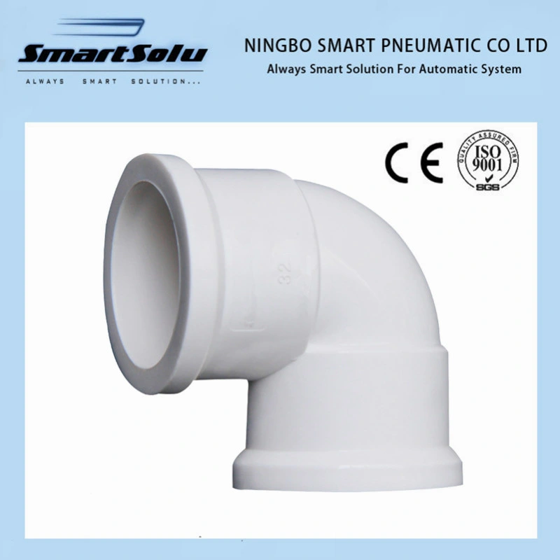 PVC Elbow Thickened 90 Degree Right Angle Joint Fitting