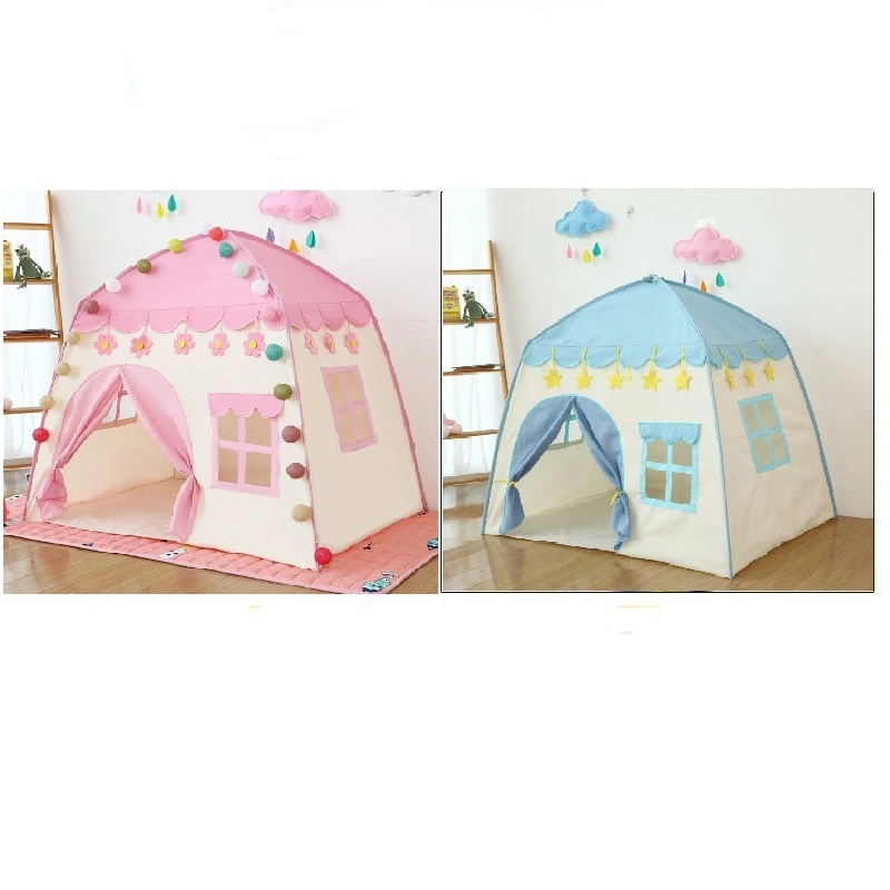 Kiddie Princess Play House Tent Collapsible Children Tent Pop up Square Game Room Wbb16366