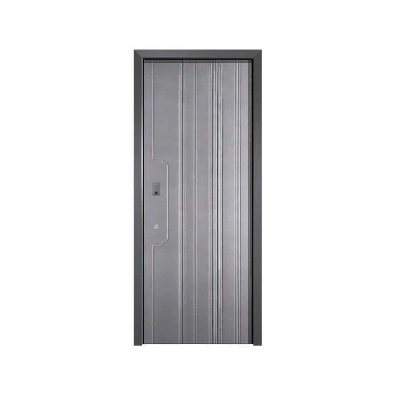 Jhr Stone Pillar Entrance Doors Single Door